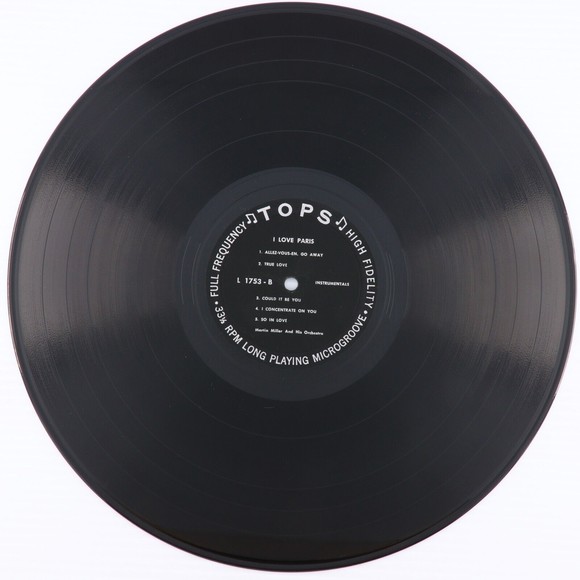 Martin Miller And His Orchestra – I Love Paris Mono Vinyl LP Record Tops L 1753 - Picture 13 of 16